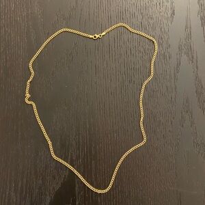 Gold chain necklace
